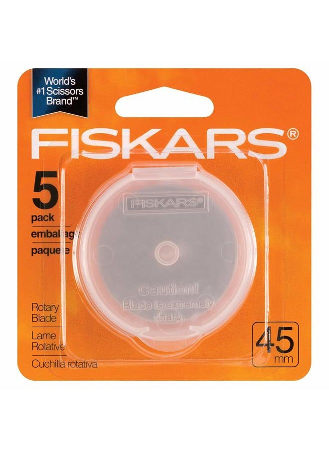 Perler Rotary Cutter 45mm Replacement Blades - 5-Pack - 45mm Stainless Steel Rotary Cutter Blade - Craft Supplies - Image 3