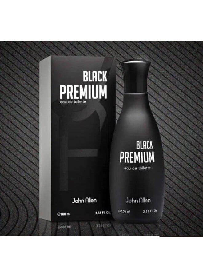 John Allen Black Premium Eau De Toilette - 100ml | Woody Luxury Fragrance for Men, Inspired by Nature, Long-Lasting  - Image 2