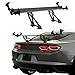 CXRCY GT Wing Spoiler 433 Inch Lightweight Aluminum Single Rear Wing Adjustable Angle Car Spoiler Universal Compatible with Chevrolet Toyota Corolla Honda Civic Nissan Altima and More Bat Style - Image 2