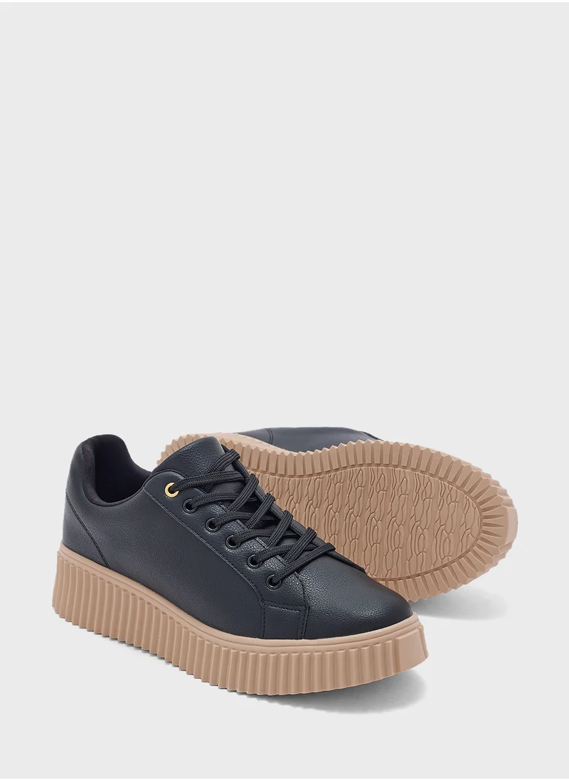 Ginger Mild Grain Low Top Sneakers