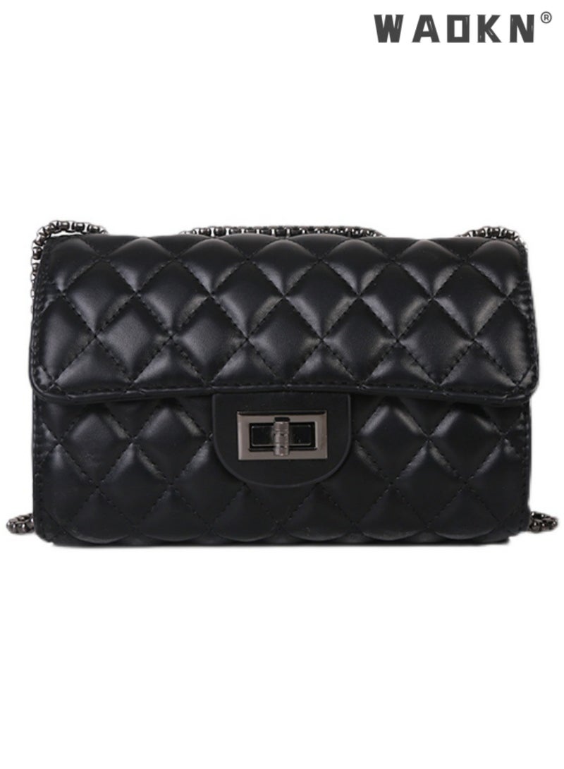 WAOKN Small Crossbody Bags for Women, Lady Leather Shoulder Bag,Purses Fashion Leather Lightweight Handbags Shoulder Bag, Cross-body Bag Cellphone Shoulder Bags Wallet Purse and Handbags Card Holder  - Image 1