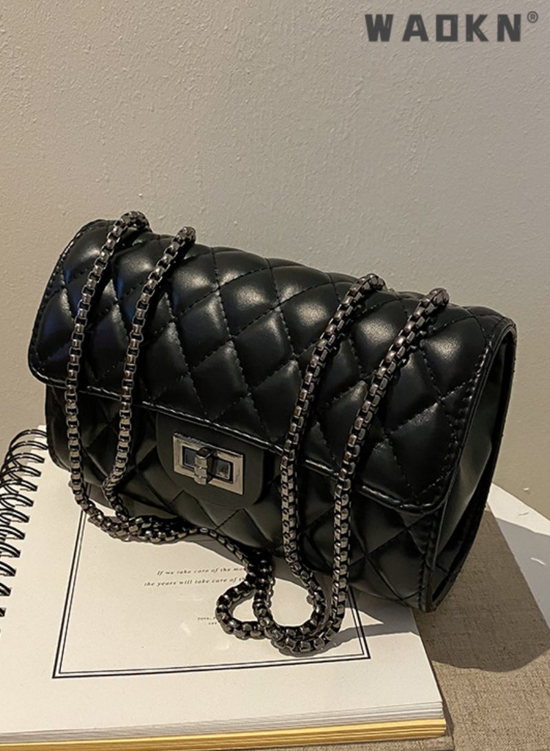 WAOKN Small Crossbody Bags for Women, Lady Leather Shoulder Bag,Purses Fashion Leather Lightweight Handbags Shoulder Bag, Cross-body Bag Cellphone Shoulder Bags Wallet Purse and Handbags Card Holder  - Image 4