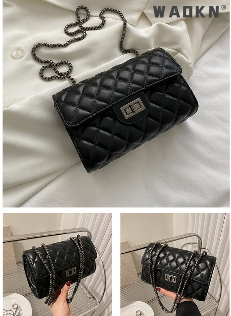 WAOKN Small Crossbody Bags for Women, Lady Leather Shoulder Bag,Purses Fashion Leather Lightweight Handbags Shoulder Bag, Cross-body Bag Cellphone Shoulder Bags Wallet Purse and Handbags Card Holder  - Image 3