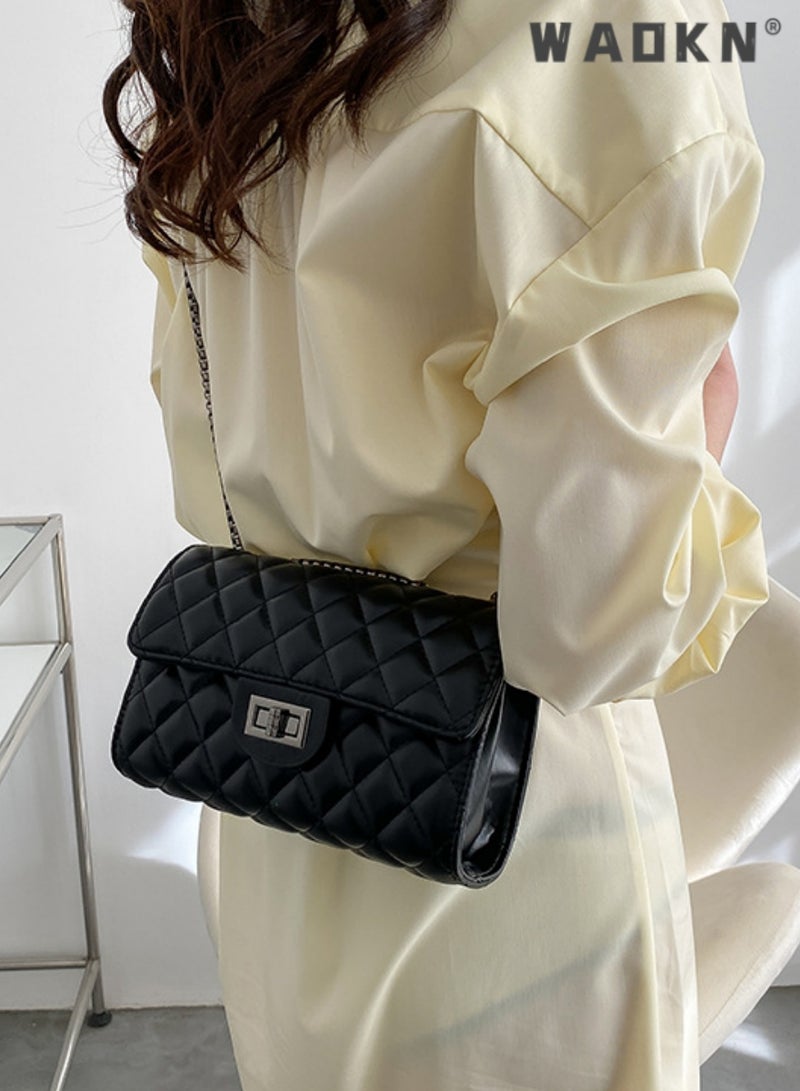 WAOKN Small Crossbody Bags for Women, Lady Leather Shoulder Bag,Purses Fashion Leather Lightweight Handbags Shoulder Bag, Cross-body Bag Cellphone Shoulder Bags Wallet Purse and Handbags Card Holder  - Image 2