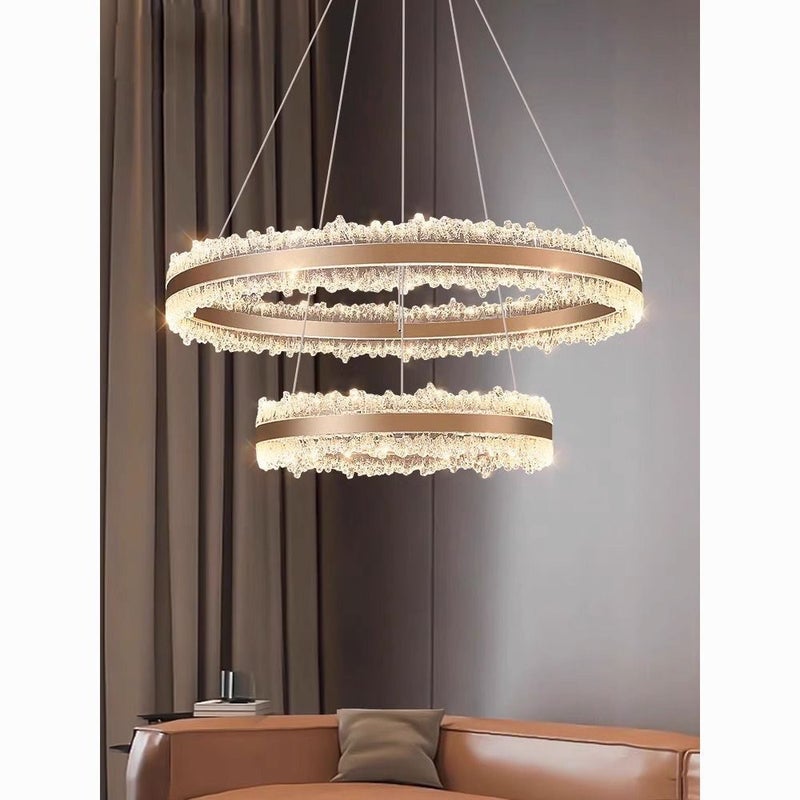 CME Modern Light Luxury Living Room Chandelier 2024 Italian Round Design LED Ceiling Light - Image 2