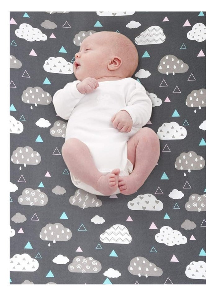 Moro Moro Soft & Breathable Mini Crib Sheet – 100% Cotton  - Image 3