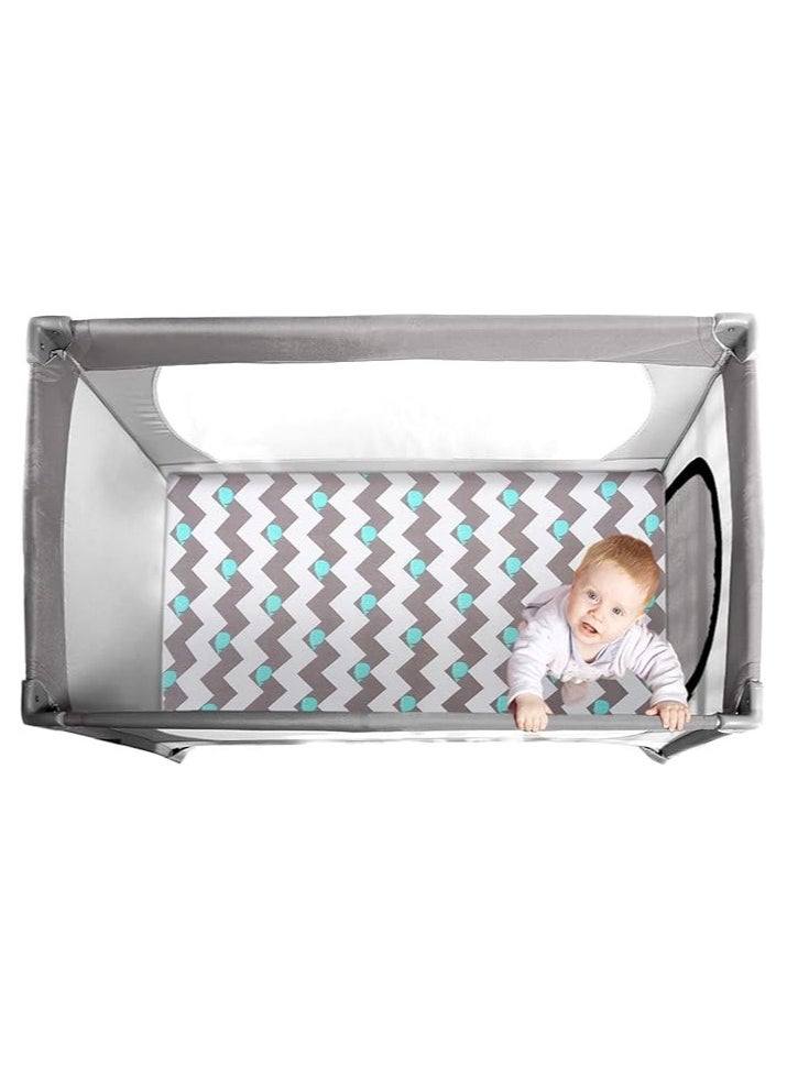 Moro Moro Soft & Breathable Mini Crib Sheet – 100% Cotton  - Image 5