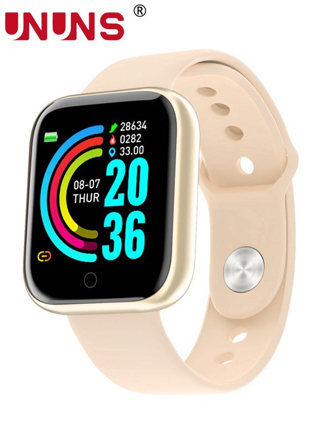 UNUNS Smart Watch,Fitness Watch 1.44'' Touchscreen With Heart Rate Sleep Monitor,Tracker for Health,Running, Waterproof Pedometer Smartwatch Compatible With IOS Android For Women Men - Image 1