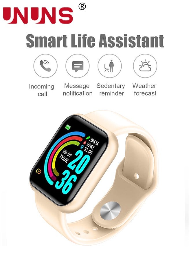 UNUNS Smart Watch,Fitness Watch 1.44'' Touchscreen With Heart Rate Sleep Monitor,Tracker for Health,Running, Waterproof Pedometer Smartwatch Compatible With IOS Android For Women Men - Image 4