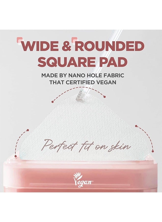 MEDIHEAL Collagen Ampoule Pad, Ceramide Skin Firming & Restore Elasticity, Square Cotton Facial Toner Pads, Anti-Aging Face Pads, Vegan Eco Silk Pads - 100 Pads - Image 4