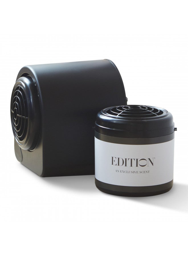 EDITION مجموعة موزع العطور EDITION - تشمل آلة العطر وخرطوشة العطر - نكهات الشاي الأسود، البرغموت الصقلي، وخشب الأرز - Image 1
