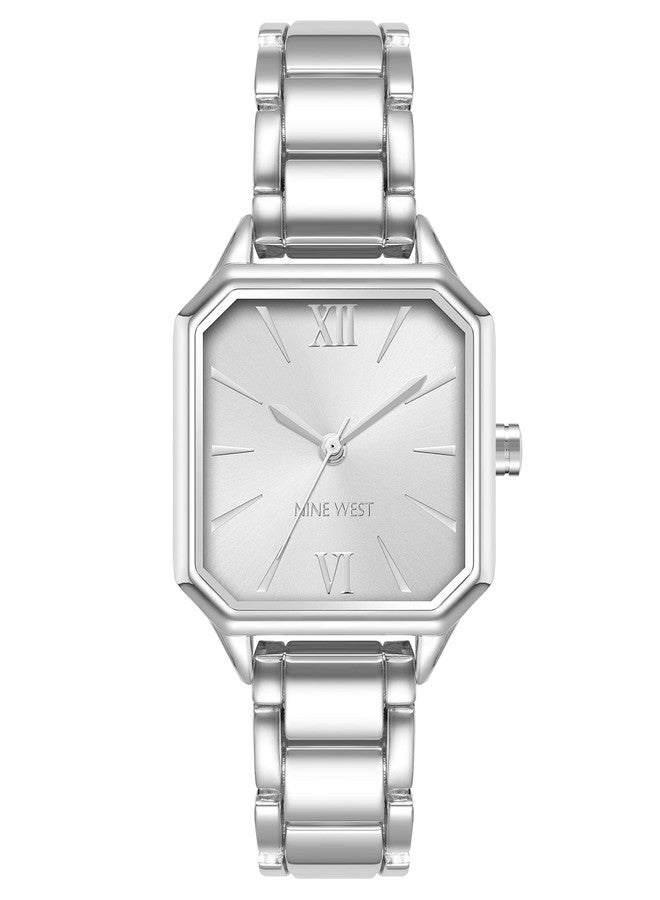 Nine West Women's Bracelet Watch, Silver - Image 1