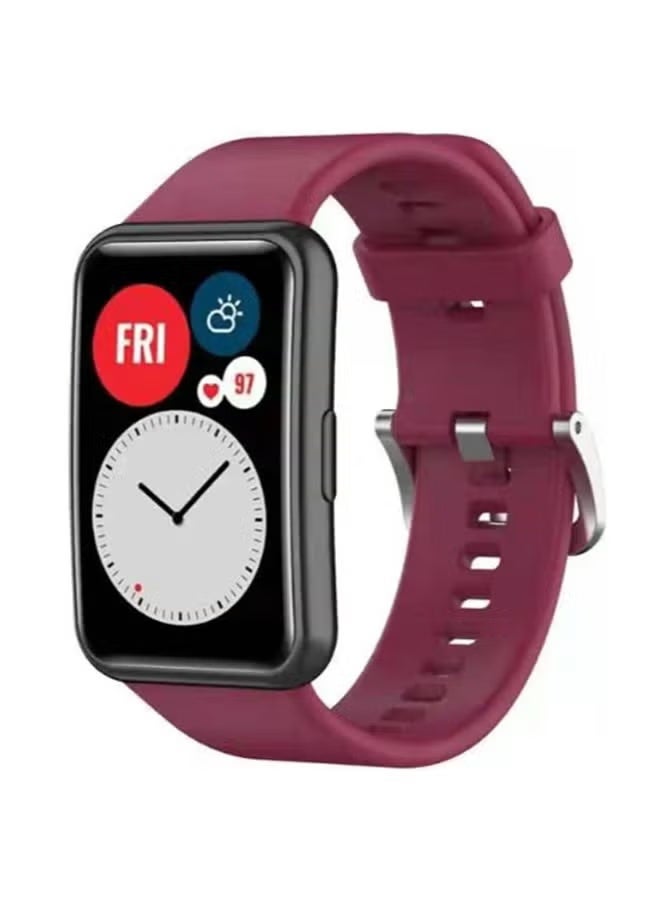 SHAPINGFORCE Replacement Band For Huawei Watch Fit/Elegant Red - Image 2