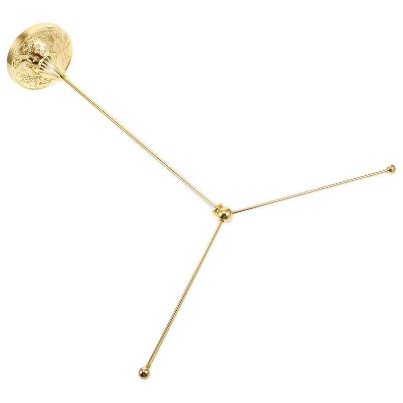 Office Metal Flag Pole Desk Metal V-Shaped Flag Pole Table Flag Holder Flag Pole with Flag Base - Image 1