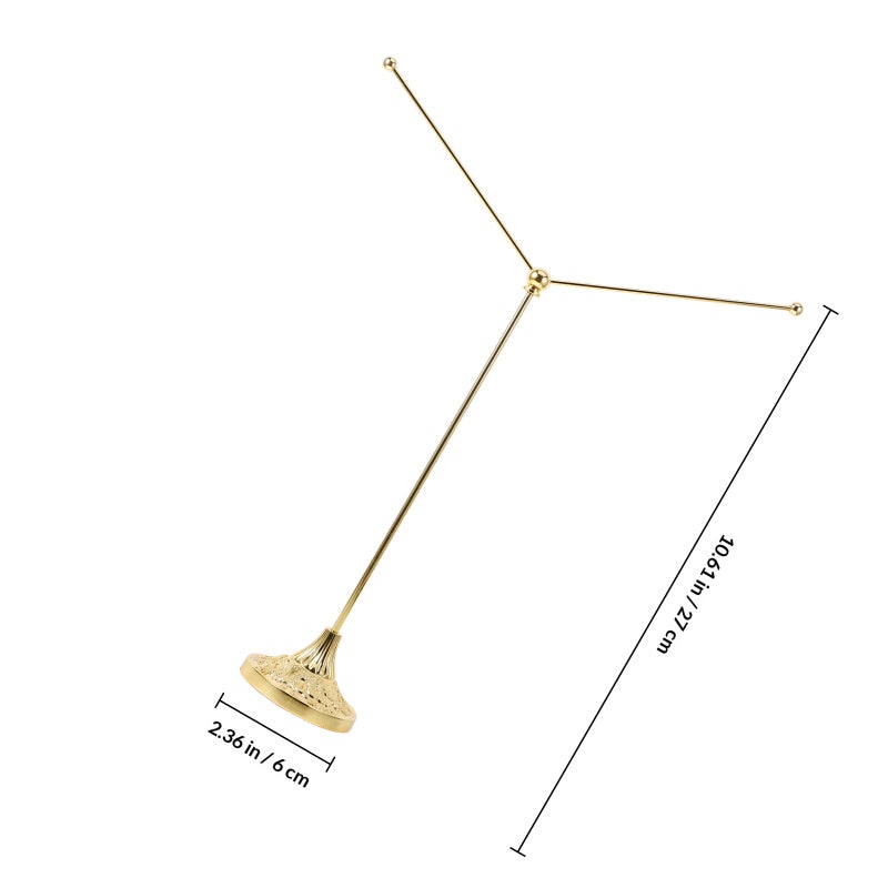 Office Metal Flag Pole Desk Metal V-Shaped Flag Pole Table Flag Holder Flag Pole with Flag Base - Image 2