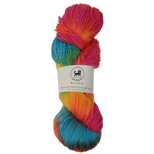 Nestnhaven Blush Acro Wool Multicolour Hand Knitting and Crochet Yarn. Pack of 1 Hank/Lachhi - 100gms Shade no - NNHBLM-004 - Image 1