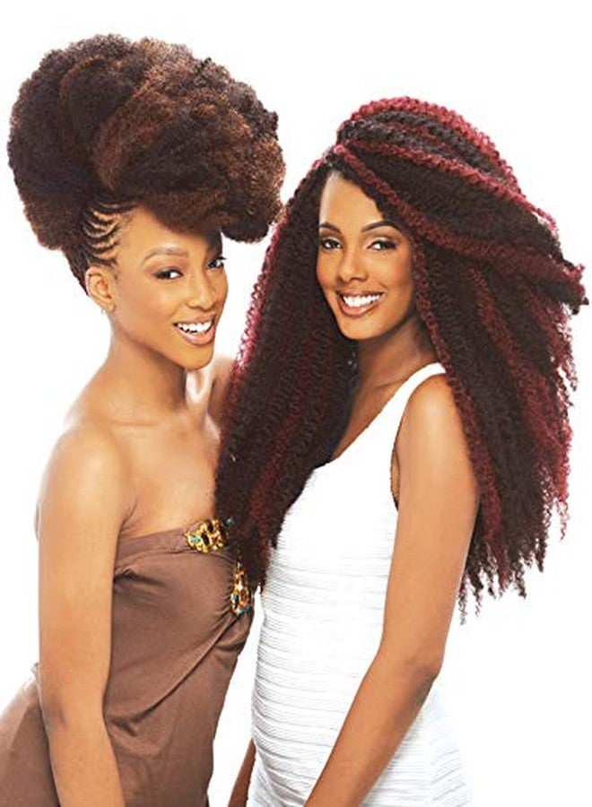 Janet Collection Premium Synthetic Noir 6X AFRO TWIST Braid (1B) - Image 5