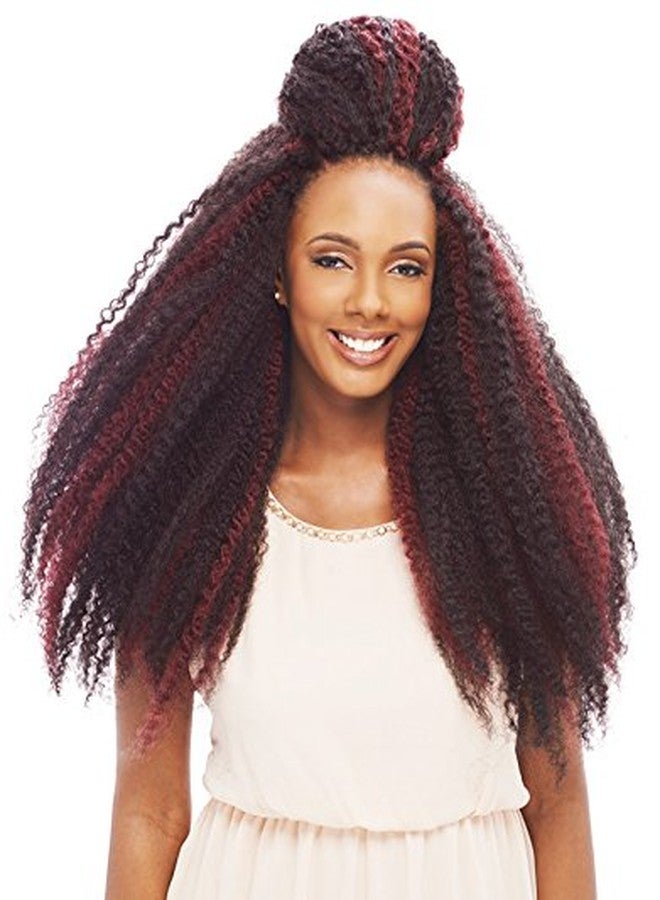 Janet Collection Premium Synthetic Noir 6X AFRO TWIST Braid (1B) - Image 4