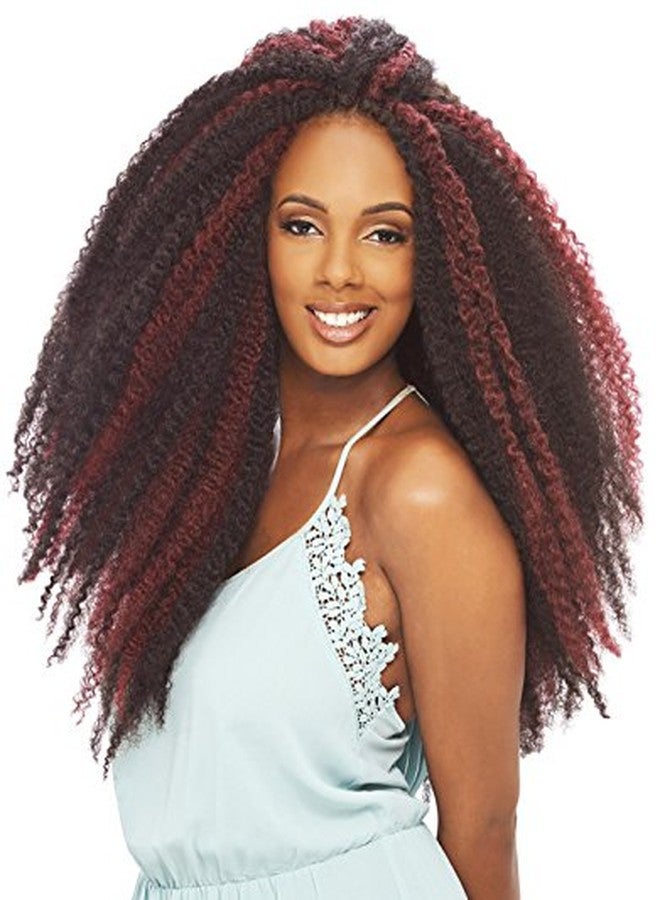 Janet Collection Premium Synthetic Noir 6X AFRO TWIST Braid (1B) - Image 2