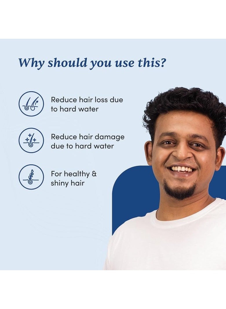 Man Matters - Man Matters Water Softener 500ml | Instant Hard Water Softening Agent | Reduces Hair Fall & Skin Itching | Disables Calcium & Magnesium & Maintains pH Level | Easy to Use Solution - Image 1