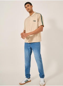 Styli Mid Rise Slim Fit Faded Jeans  - Image 1