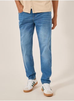 Styli Mid Rise Slim Fit Faded Jeans  - Image 2