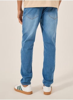 Styli Mid Rise Slim Fit Faded Jeans  - Image 4