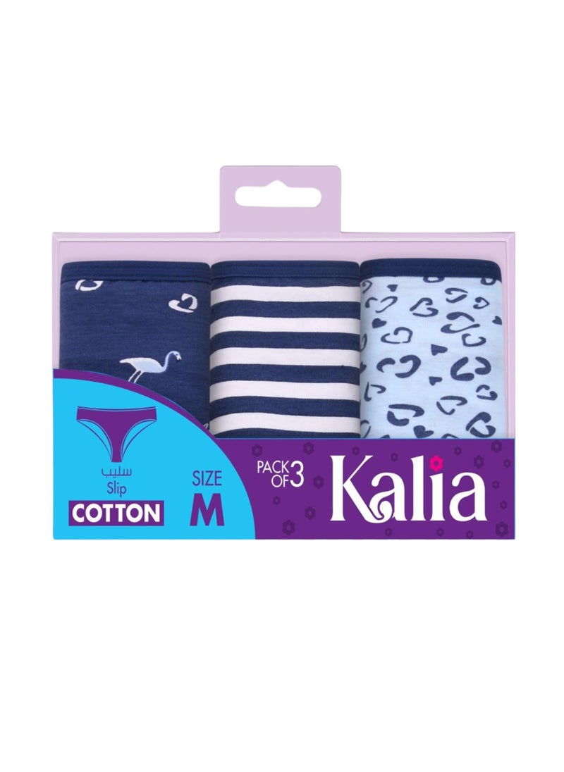 Kalia - Pack of 6 Printed Cotton Bikini Panties Underwear for Women - Image 1