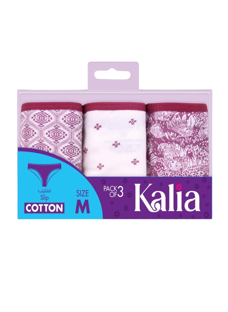Kalia - Pack of 6 Printed Cotton Bikini Panties Underwear for Women - Image 1