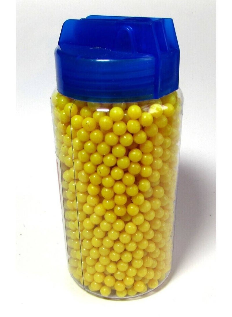 BB Bullets 6mm Round 2000 Piece In Bottle - Yellow - Image 2