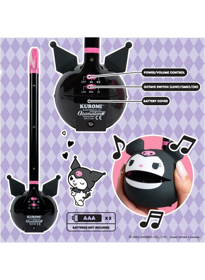 Otamatone Sanrio Kuromi Electronic Portable Music Instrument / Synthesizer Toy from Japan by Maywa Denki (Officially Licensed Hello Kitty and Friends) [English Instructions] - Image 4