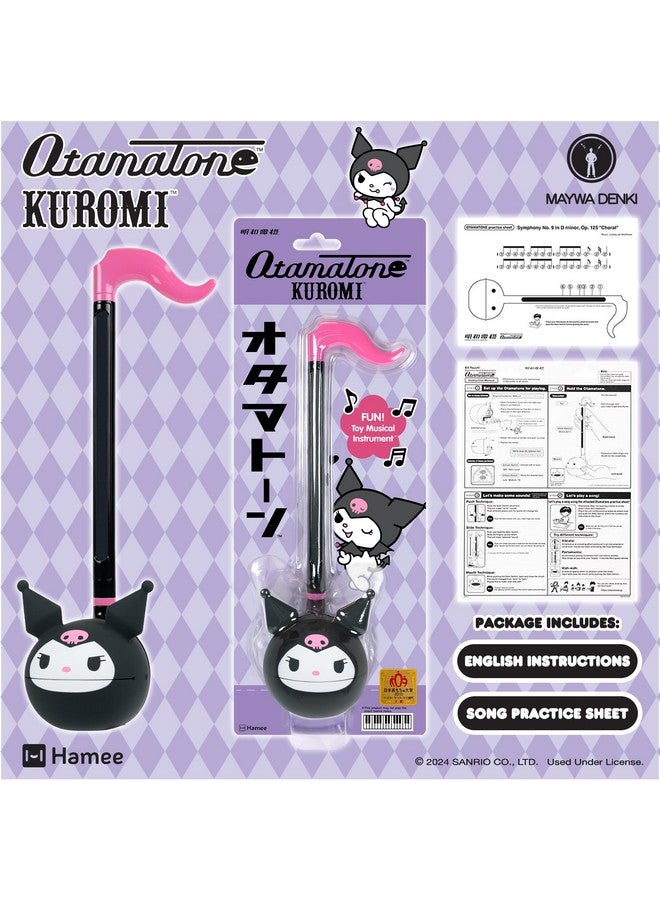 Otamatone Sanrio Kuromi Electronic Portable Music Instrument / Synthesizer Toy from Japan by Maywa Denki (Officially Licensed Hello Kitty and Friends) [English Instructions] - Image 5
