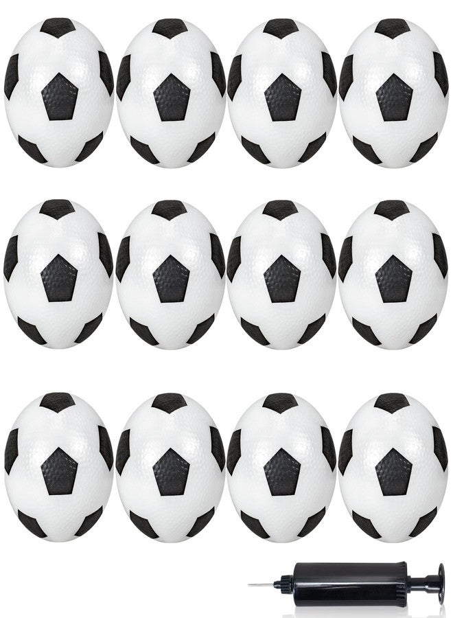 Ynanimery 12 Pack Mini Soccer Balls for Kids, 4'' Small Soccer Ball for Pool Beach Garden Sports Game Party Supplies, Inflatable Mini Classics Soccer Balls for Indoor Outdoor Games - Image 1