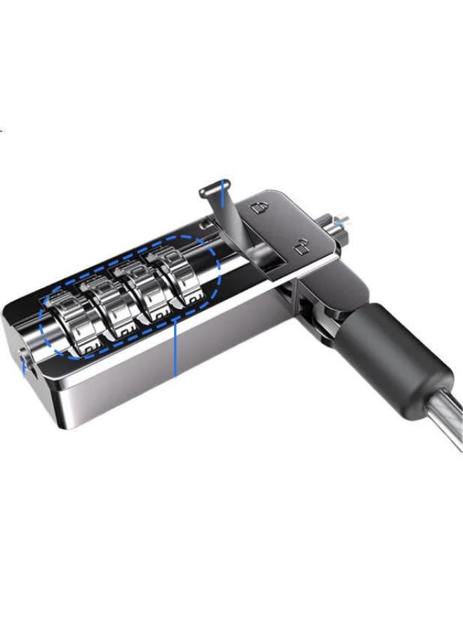 Nvv Laptop Lock For Hp Nano Laptop Lenovo 5*2.6Mm Anti-Theft Security Password Lock Nl-13 - Image 2