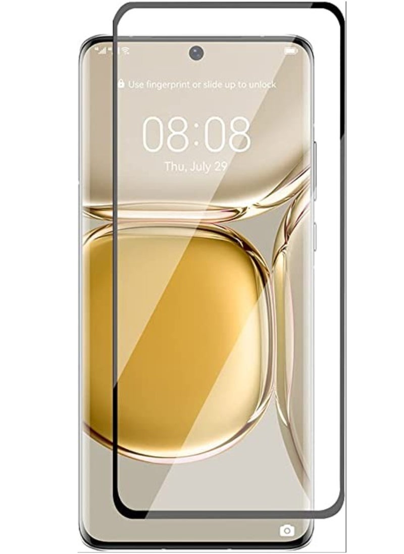 Raxoom Screen Protector compatible with Huawei P50 Pro Tempered Glass, 3D Curved Full Glue - Image 1