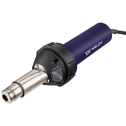 Weldy by Leister HT1600 Heat Gun 1600 Watt 40-700 °C Suitable for Shrinking, Plastic Welding, Roofing, Flooring, Paint Stripping, Overlap Welding, Car Repairing, Fabrication & Tarpaulin - Image 1