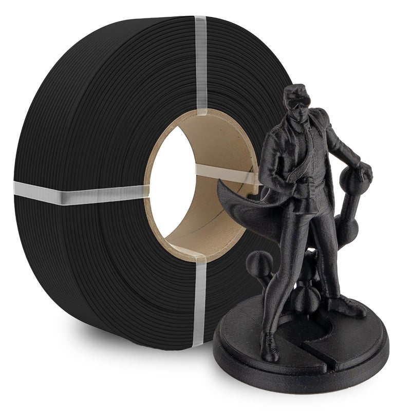Polymaker Panchroma Refill Spool Matte Charcoal Black PLA 3D Printing Filament Refill, Compatible with All Reusable Spools and All Major FDM 3D Printers, Tangle-Free, Vibrant Colors, 1.75mm 1kg - Image 1