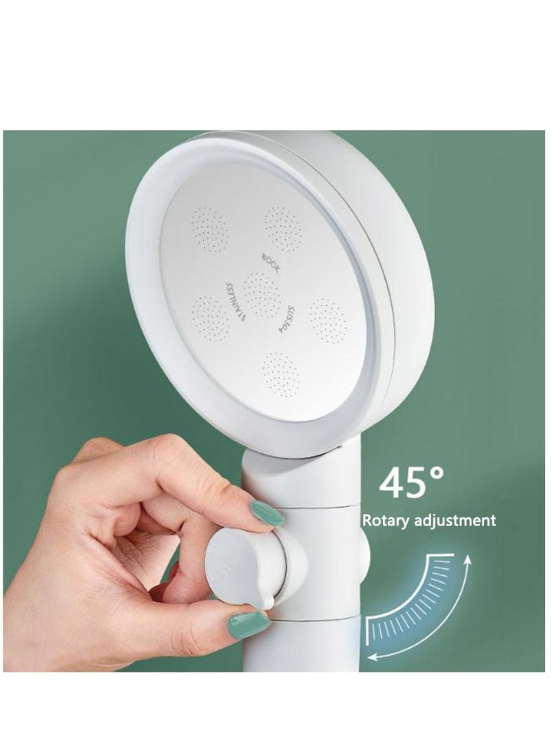 Arabest - Filtered Shower Head - High-Pressure Handheld Showerhead with Hybrid Carbon Filter - Hard Water Softener for Dry - Purify Chlorine, Fluoride, Rust, and Dust - Image 1