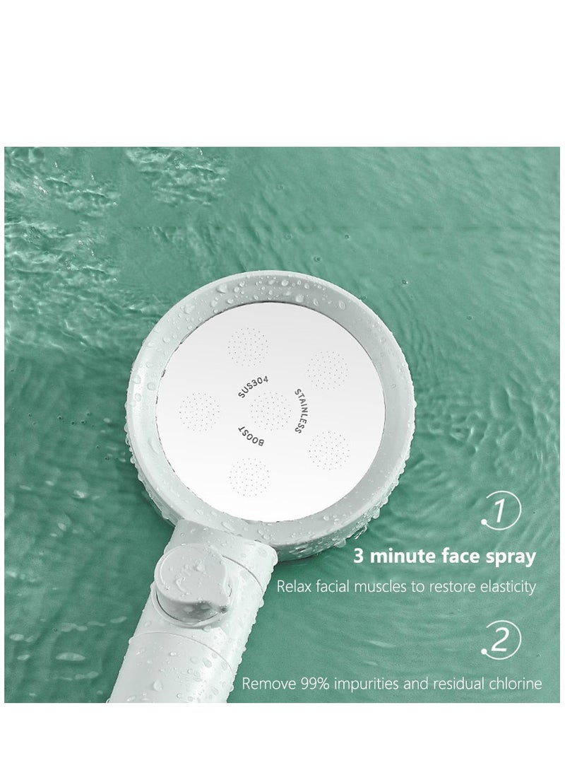 Arabest - Filtered Shower Head - High-Pressure Handheld Showerhead with Hybrid Carbon Filter - Hard Water Softener for Dry - Purify Chlorine, Fluoride, Rust, and Dust - Image 1