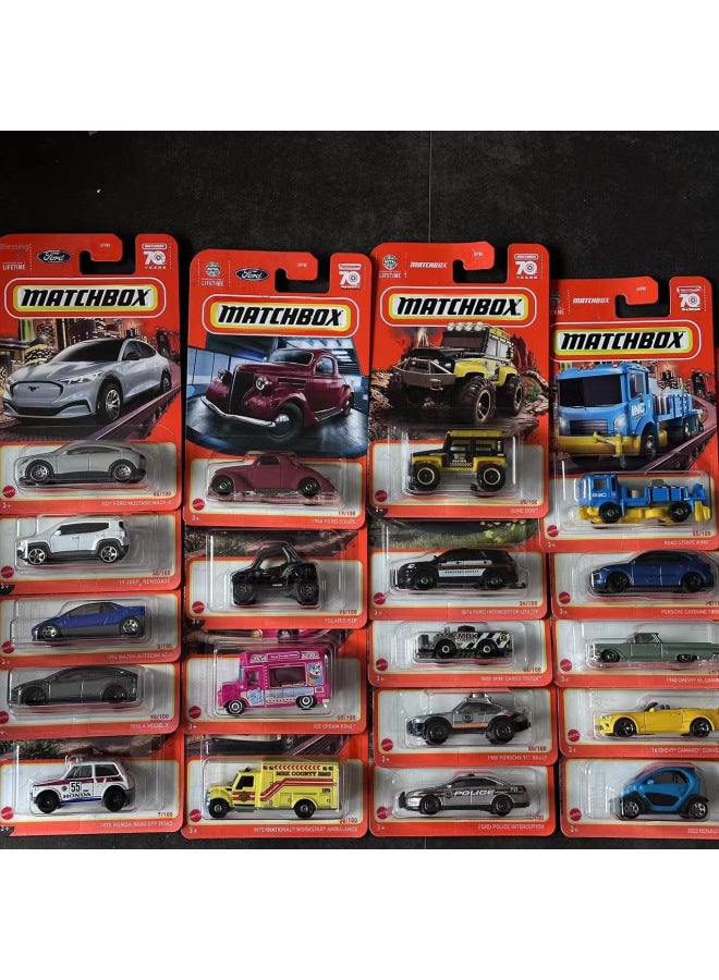Matchbox 30782 Batch 9c2t Alloy Car Miniature Model Firebox Hero Traffic 2u Diecast Metal Toy Car Vehicle-Color:9cab (photographed In Multiples Of 24)