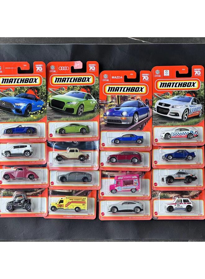 Matchbox 30782 Batch 9c2t Alloy Car Miniature Model Firebox Hero Traffic 2u Diecast Metal Toy Car Vehicle-Color:9cab (photographed In Multiples Of 24)