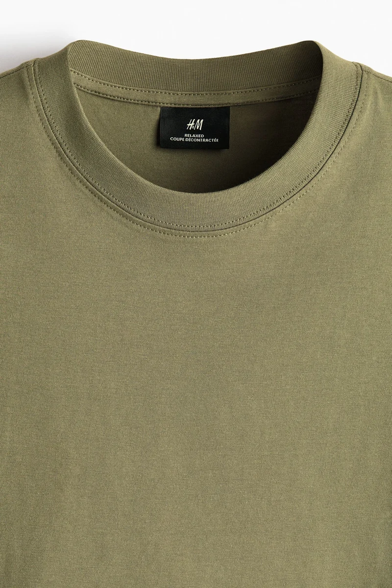 اتش اند ام تي-شيرت بقصة واسعة