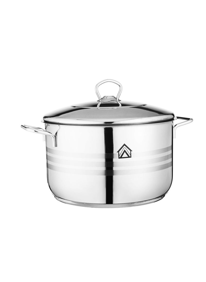 Stainless steel pot 14*24 cm 6.5 liters - Image 1
