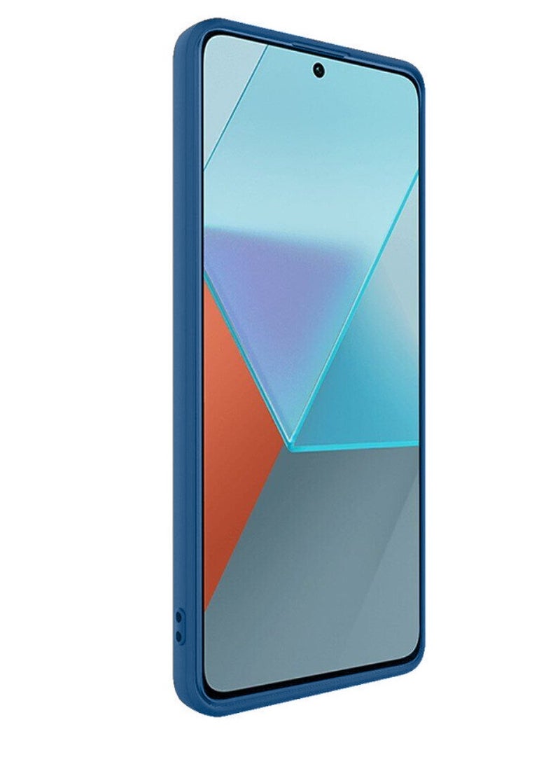 Techie غطاء خلفي أنيق من السيليكون TPU لهاتف Xiaomi Redmi Note 13 Pro Plus، تصميم نحيف، ناعم وسلس - أزرق داكن - Image 4