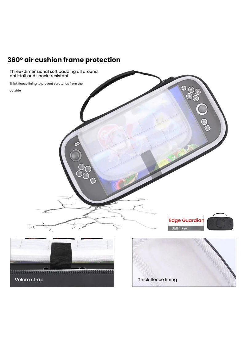 General Nintendo Switch2 Storage Case, Portable Fabric Storage Case, Wear-resistant & Waterproof, Partitioned Storage  - Image 5