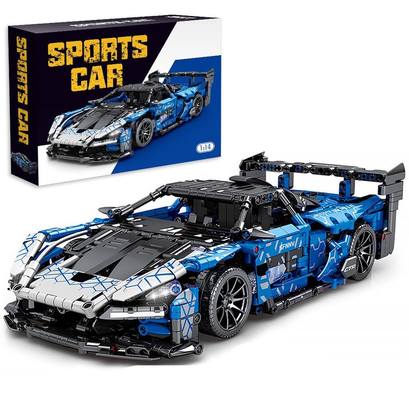 Mesiondy Sports Car Building Blocks Toys Boys or Adults Kits114 MOC Building Set Raceing Car ModelCars for Boys Age 1216 8141337 Pieces - Image 2