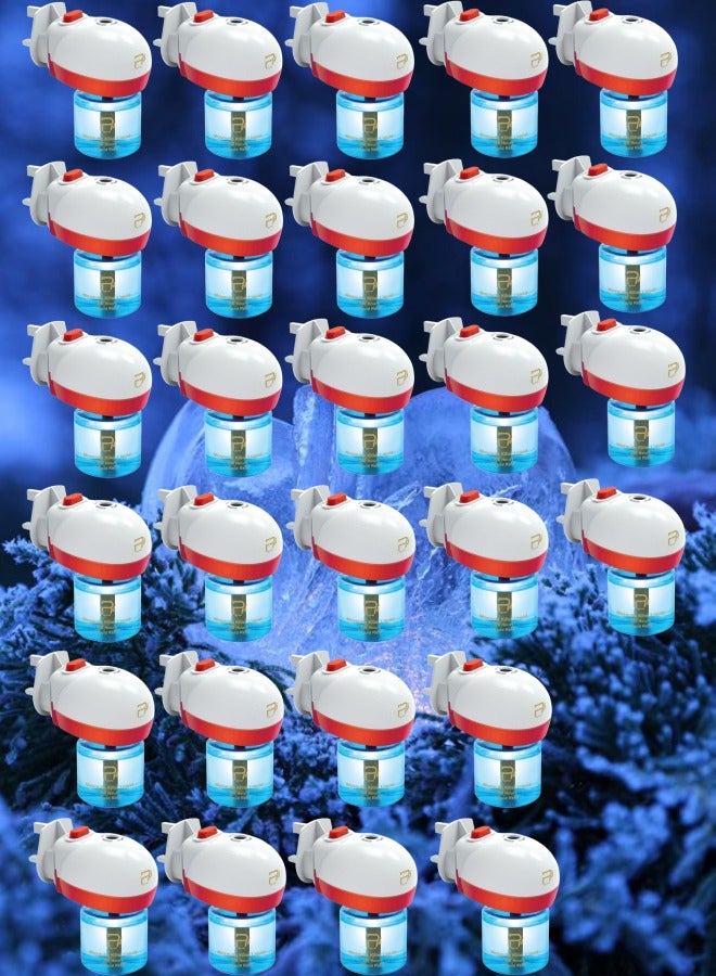 PYRON 28 Pieces Electric Mosquito Killer Device With Free 360-Hour Refill Liquid, 1 Bottle Of 45 Ml, With A Floral Fragrance - Image 1