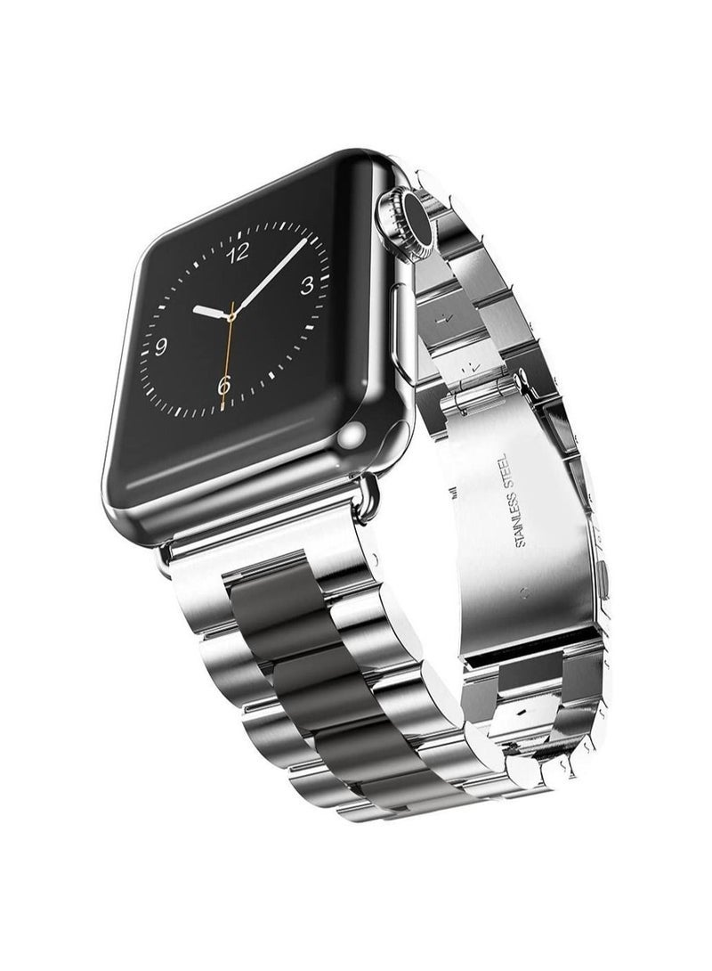 Captaintech Steel Replacement Band For Apple Watch Series 7/6/5/4/3/2/1 42/44/45/49MM - Image 3