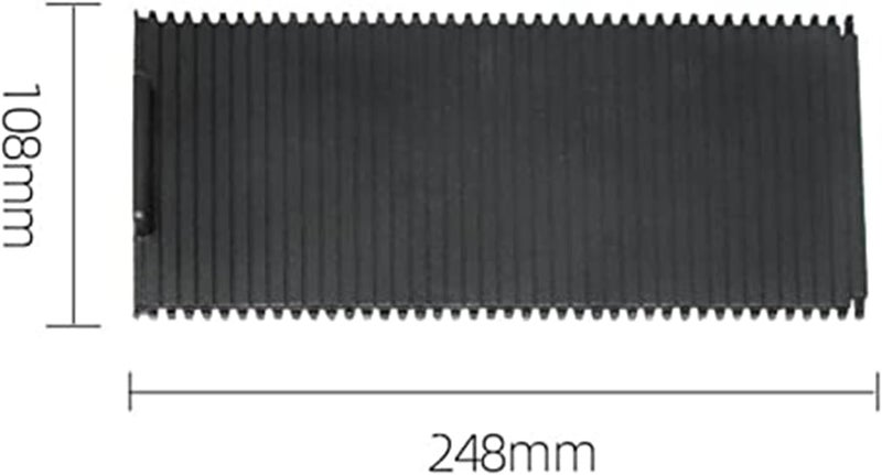 Wivplex Center Console Cup Holder Cover Roller Slider - Image 2