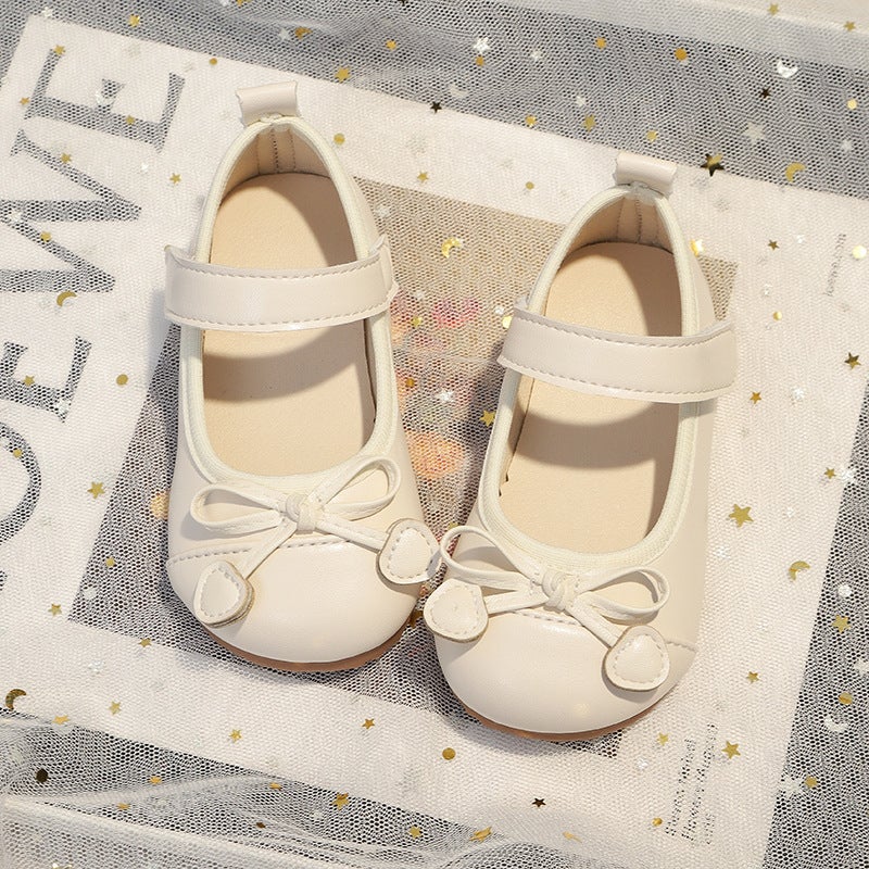 Girls'' Shoes 2026 Summer New Korean Style Baby Princess Non-Slip Soft Sole Breathable Toddler Leather Shoes Toddler Shoes - Image 4